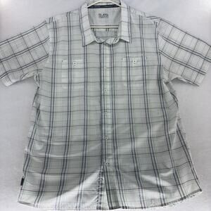 Under Armour HeatGear Plaid Button-Down Shirt — Size 2XL